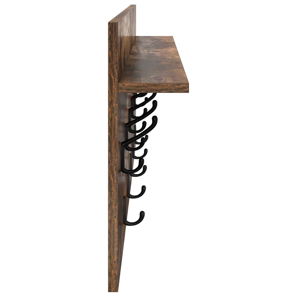 Wandmontierter nachttisch Geräucherte Eiche 100 x 40 x 12 cm