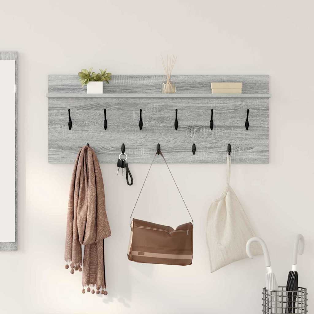Wandmontierter nachttisch Graues Sonoma 100 x 40 x 12 cm