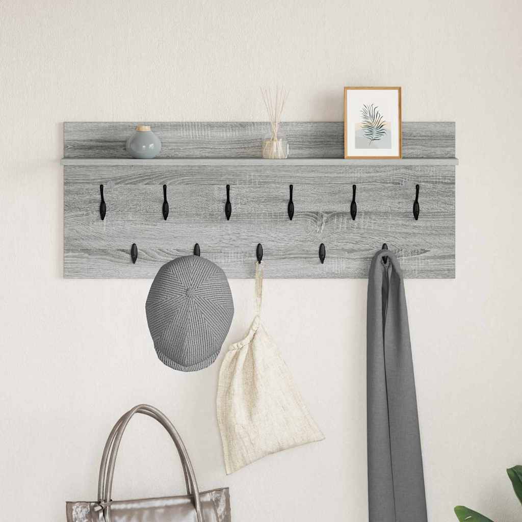 Wandmontierter nachttisch Graues Sonoma 100 x 40 x 12 cm