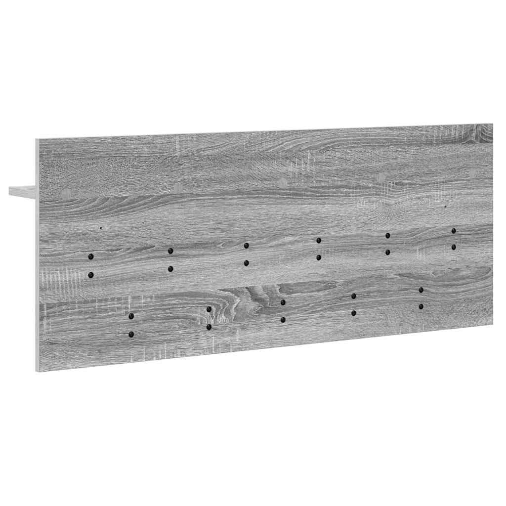 Wandmontierter nachttisch Graues Sonoma 100 x 40 x 12 cm