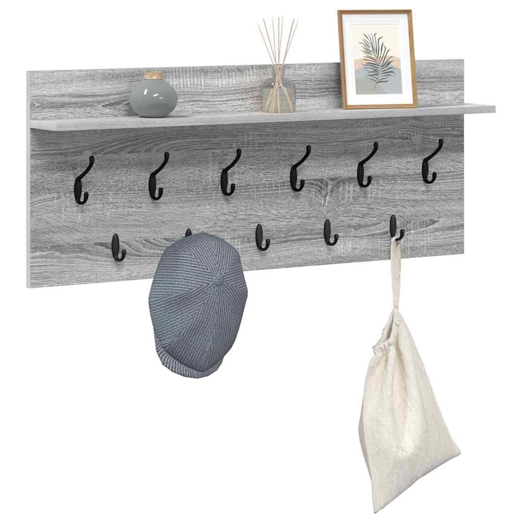 Wandmontierter nachttisch Graues Sonoma 100 x 40 x 12 cm