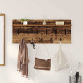 Wandmontierter nachttisch mit Regal Altholz 100 x 40 x 12 cm