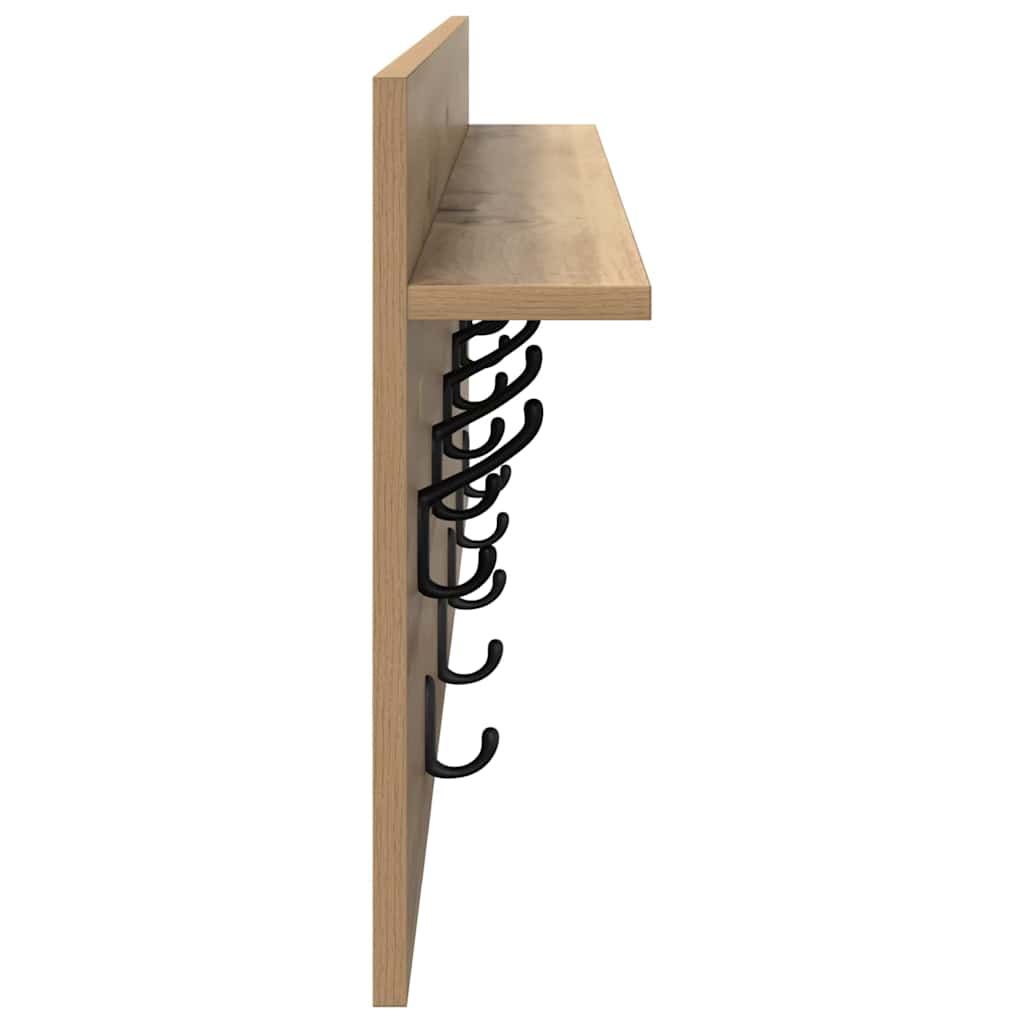 Wandmontierter nachttisch Artisan-Eiche 100 x 40 x 12 cm