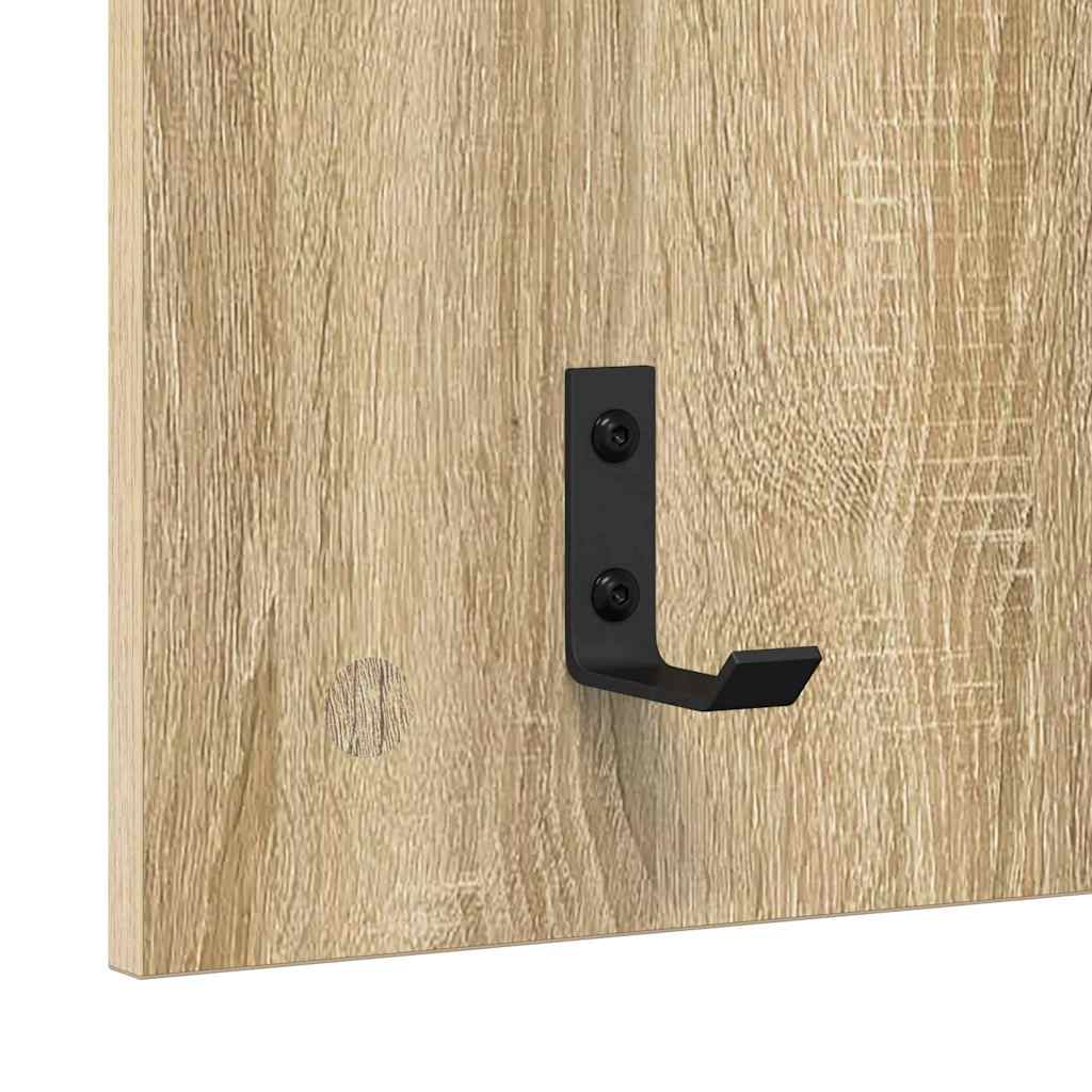 Wandmontierter nachttisch Sonoma-Eiche 40 x 10 x 90 cm