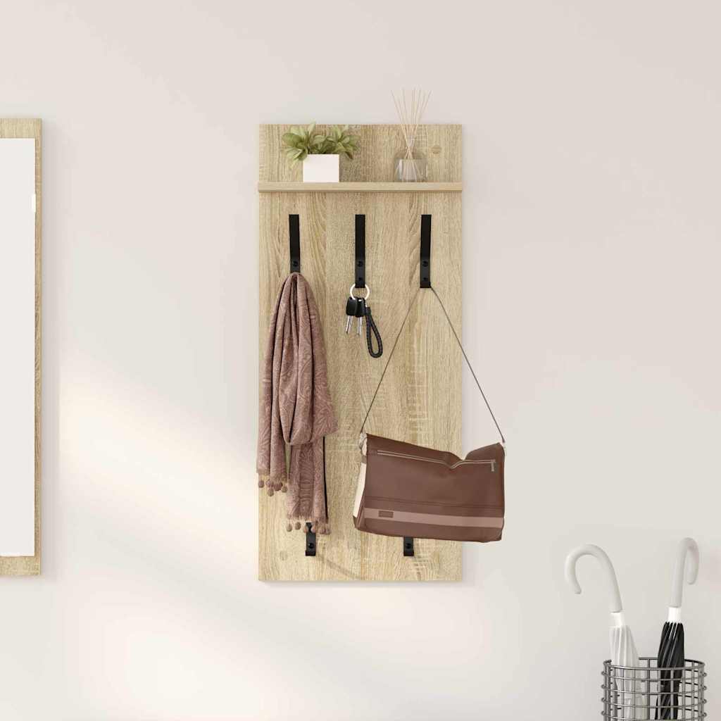 Wandmontierter nachttisch Sonoma-Eiche 40 x 10 x 90 cm