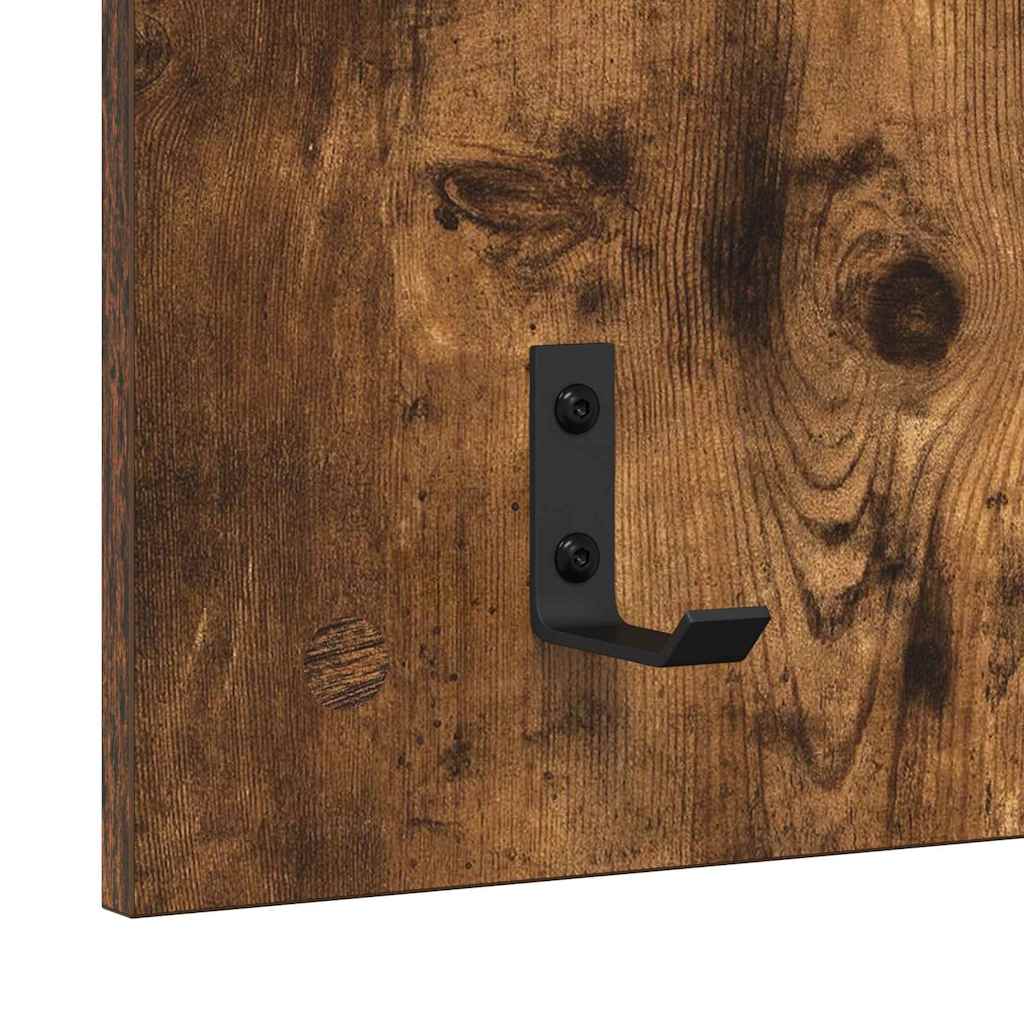 Wandmontierter nachttisch Geräucherte Eiche 40 x 10 x 90 cm