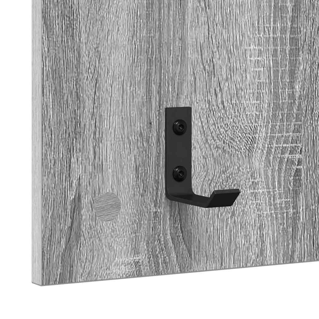 Wandmontierter nachttisch Graues Sonoma 40 x 10 x 90 cm