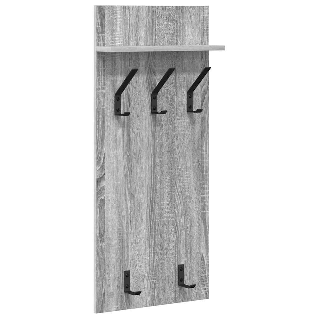 Wandmontierter nachttisch Graues Sonoma 40 x 10 x 90 cm
