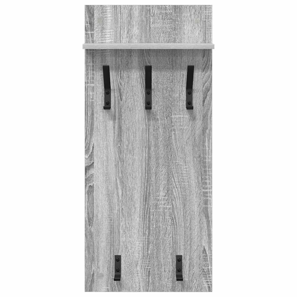 Wandmontierter nachttisch Graues Sonoma 40 x 10 x 90 cm