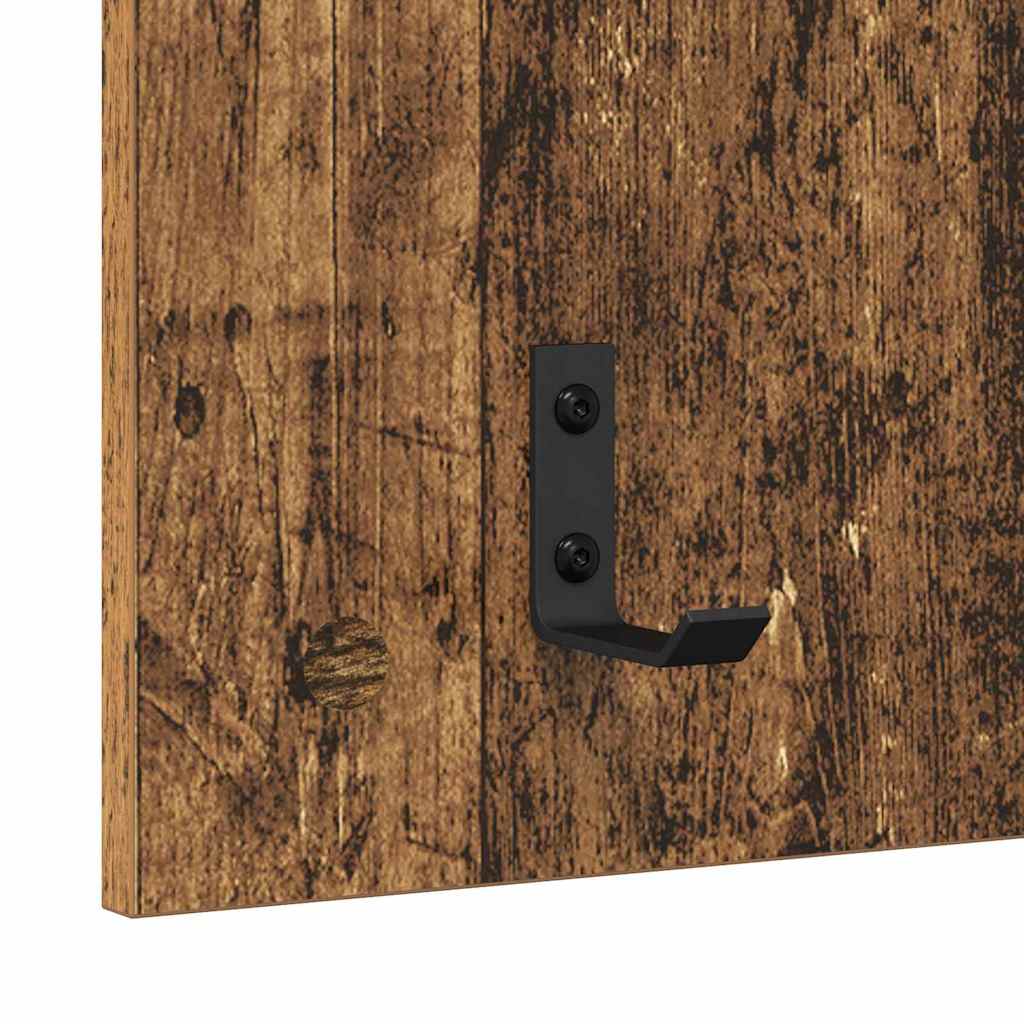 Wandmontierter nachttisch Altholz 40 x 10 x 90 cm Holzwerkstoff