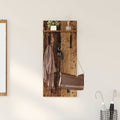 Wandmontierter nachttisch Altholz 40 x 10 x 90 cm Holzwerkstoff
