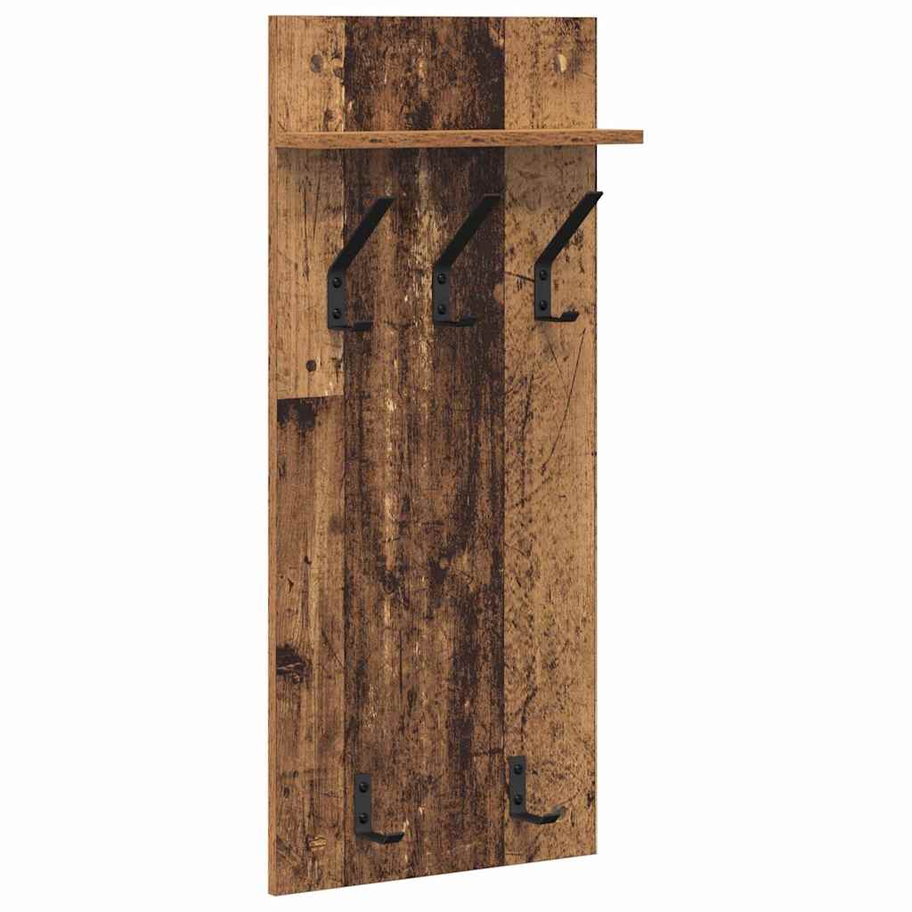 Wandmontierter nachttisch Altholz 40 x 10 x 90 cm Holzwerkstoff