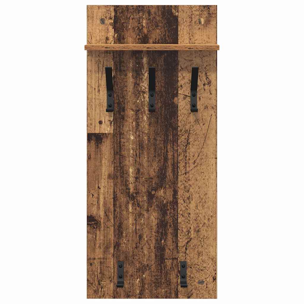 Wandmontierter nachttisch Altholz 40 x 10 x 90 cm Holzwerkstoff