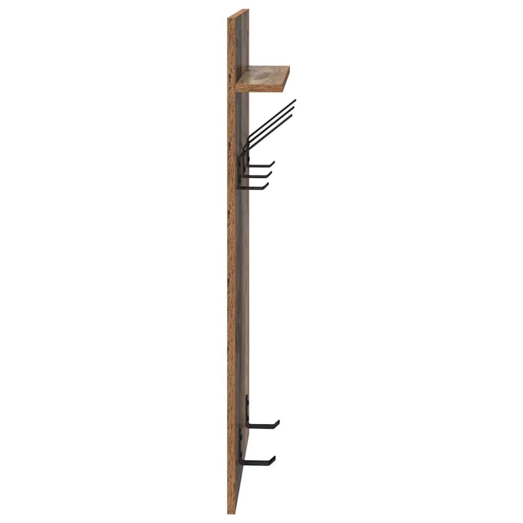 Wandmontierter nachttisch Altholz 40 x 10 x 90 cm Holzwerkstoff