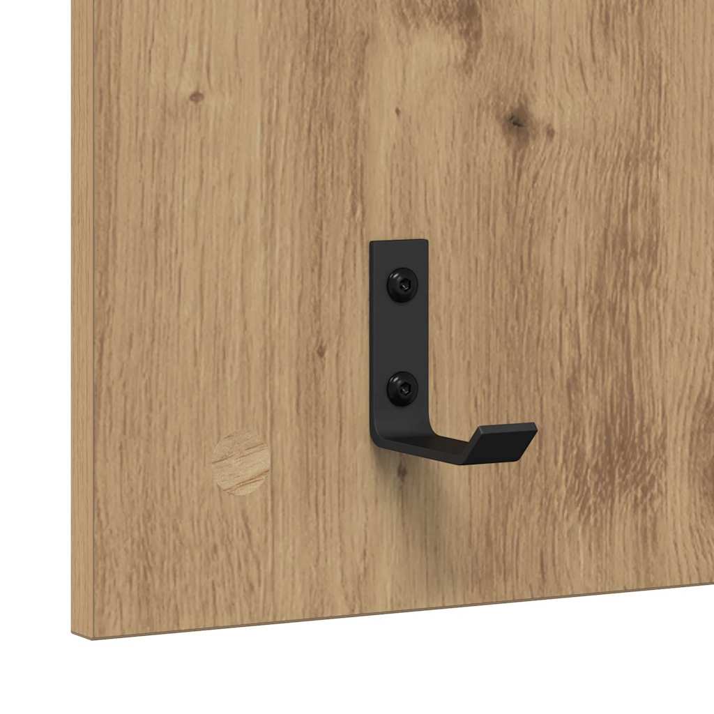 Wandmontierter nachttisch Artisan-Eiche 40 x 10 x 90 cm