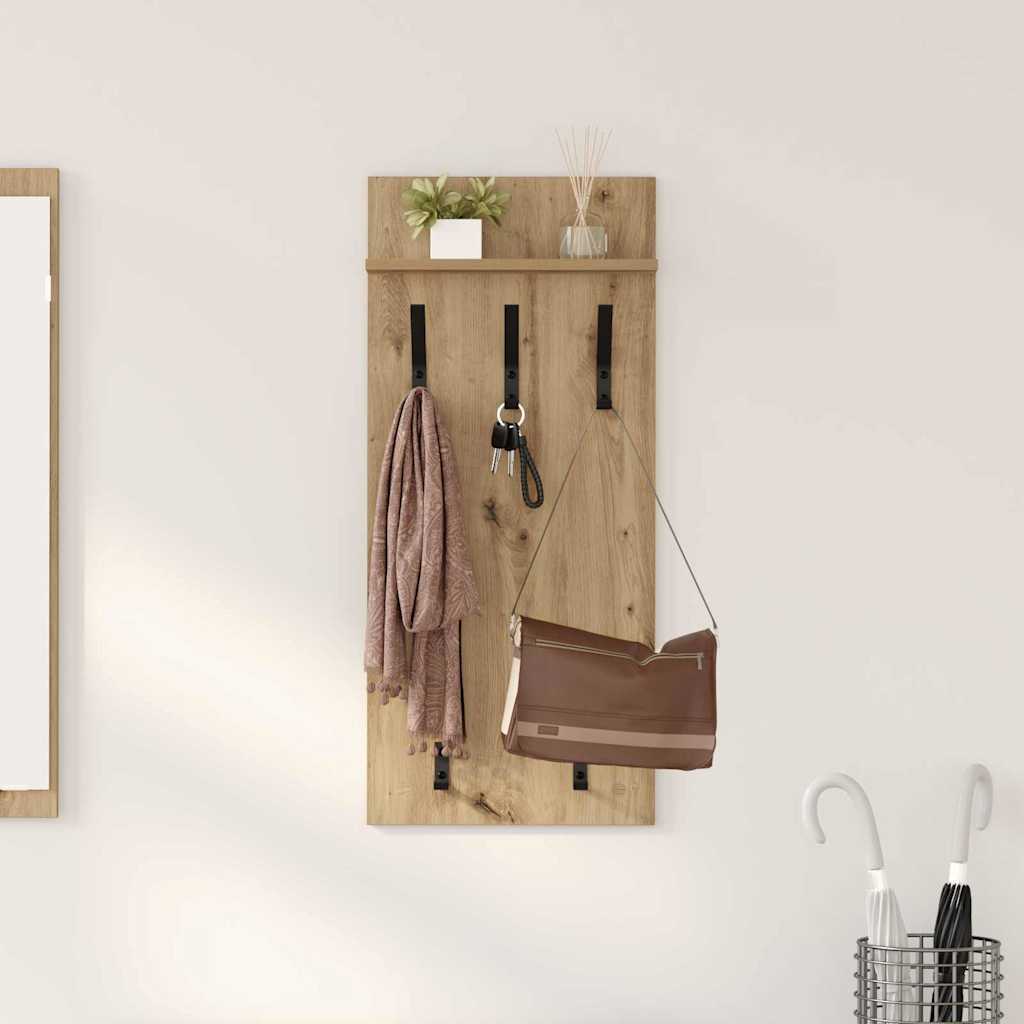 Wandmontierter nachttisch Artisan-Eiche 40 x 10 x 90 cm