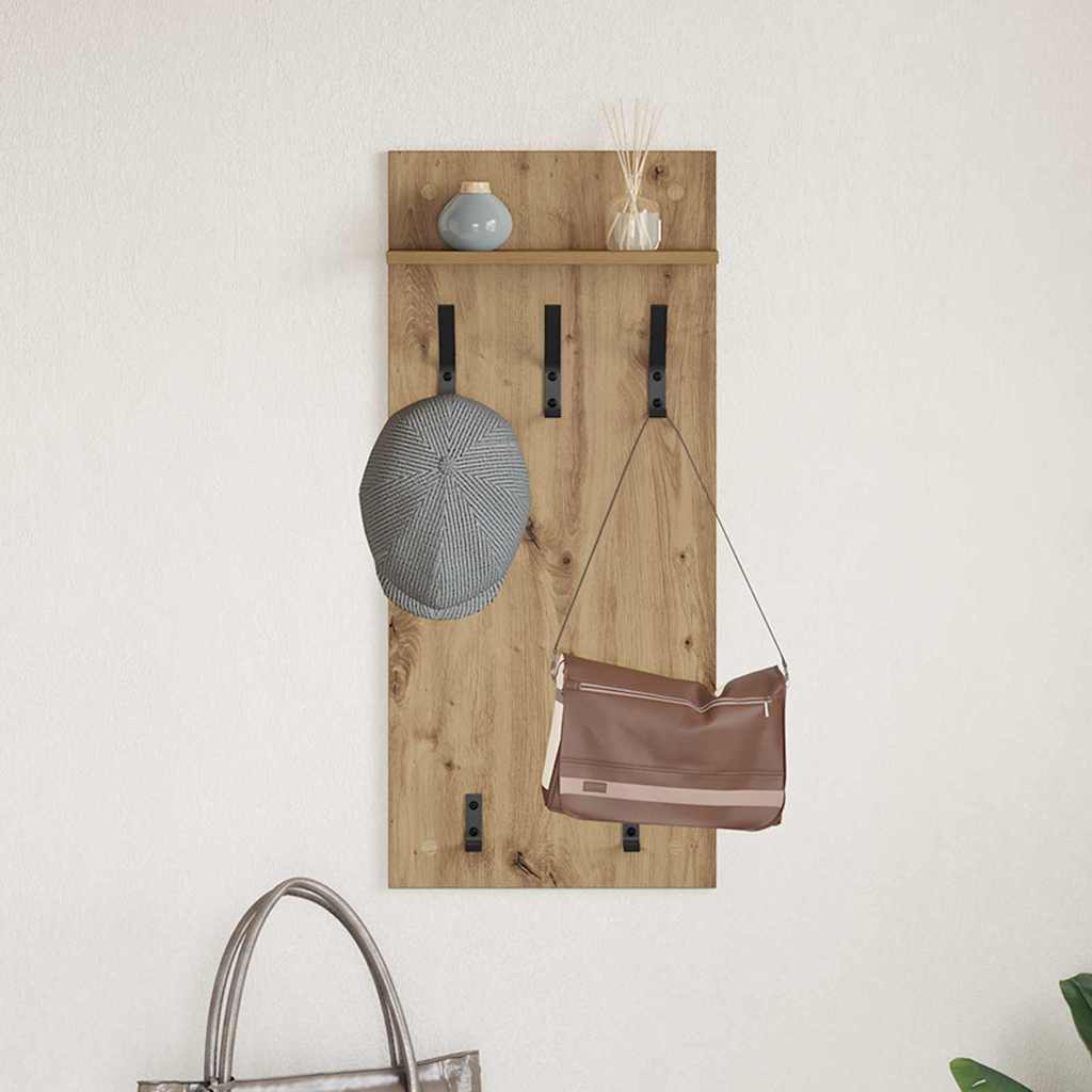 Wandmontierter nachttisch Artisan-Eiche 40 x 10 x 90 cm
