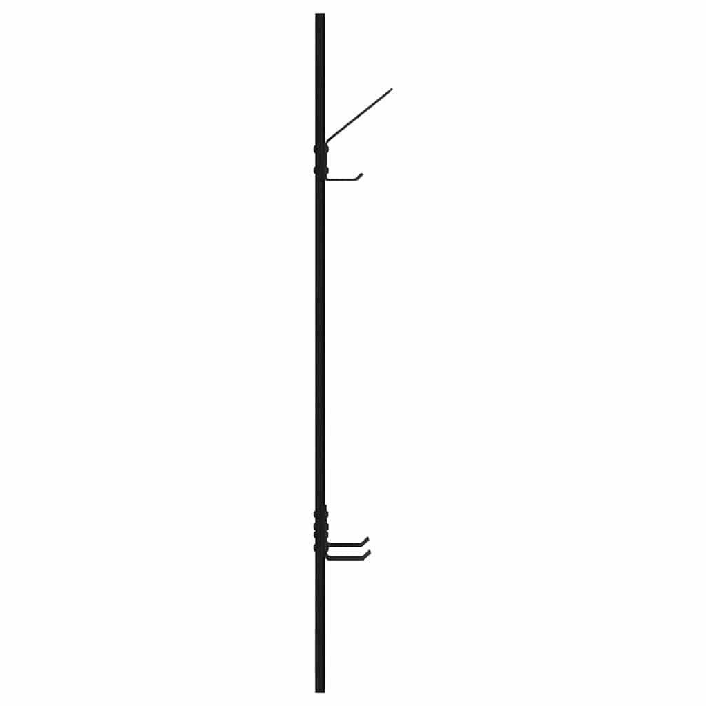 Wandmontierter nachttisch Schwarz Eichen-Optik Holzwerkstoff