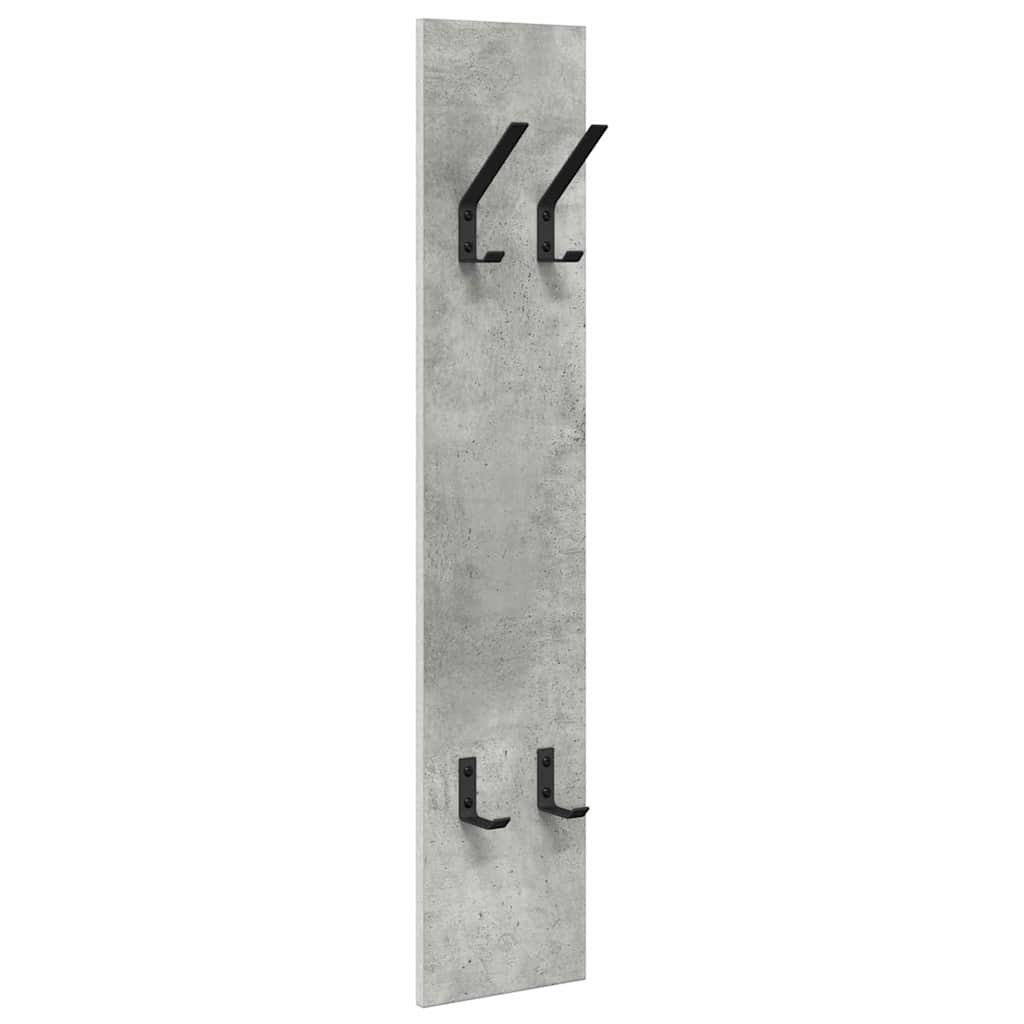 Wandmontierter nachttisch Beton Grau 20 x 1,5 x 100 cm