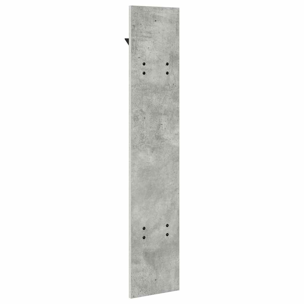 Wandmontierter nachttisch Beton Grau 20 x 1,5 x 100 cm