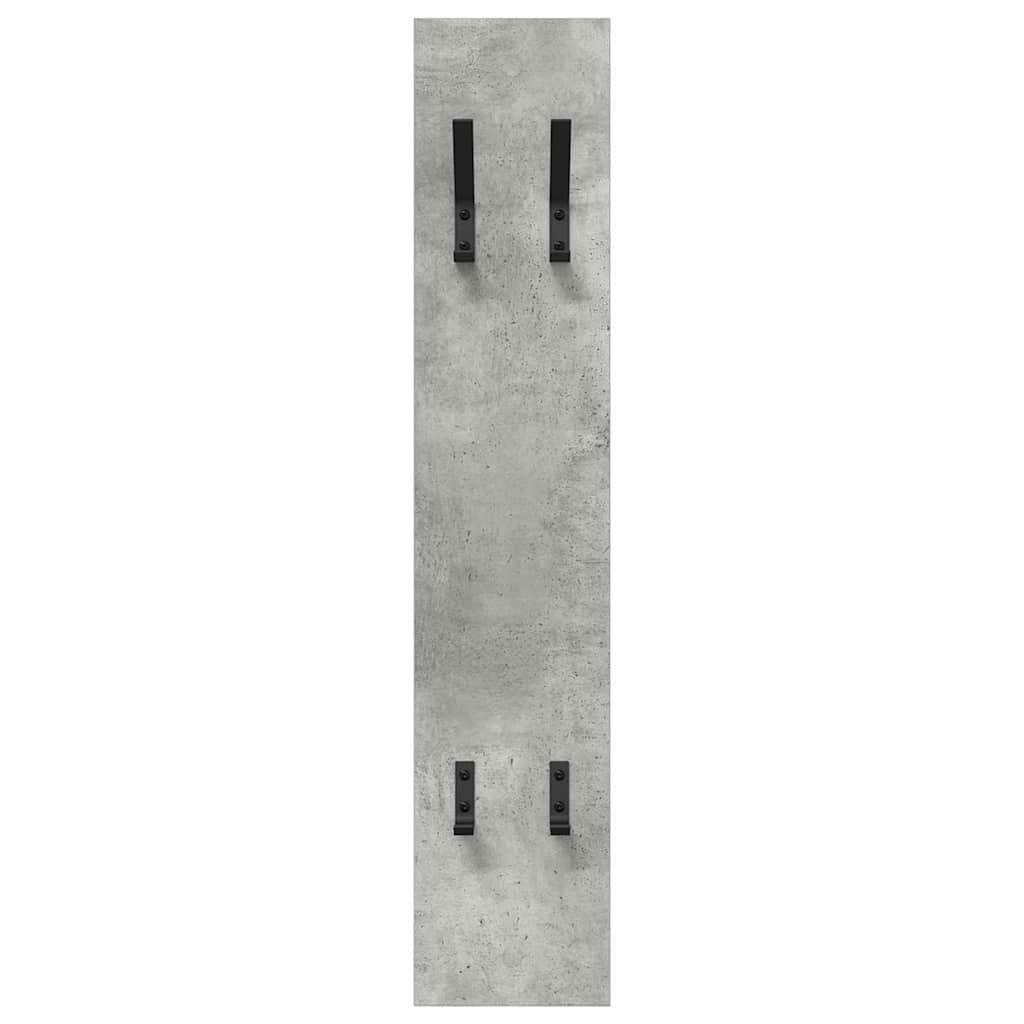 Wandmontierter nachttisch Beton Grau 20 x 1,5 x 100 cm