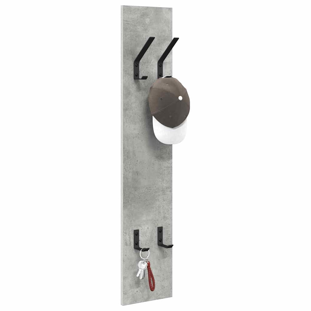 Wandmontierter nachttisch Beton Grau 20 x 1,5 x 100 cm