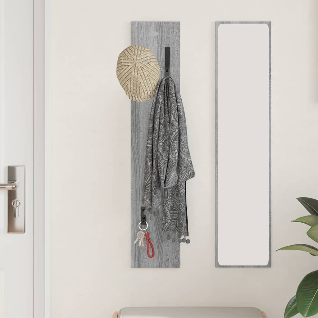 Wandmontierter nachttisch Graues Sonoma 20 x 1,5 x 100 cm