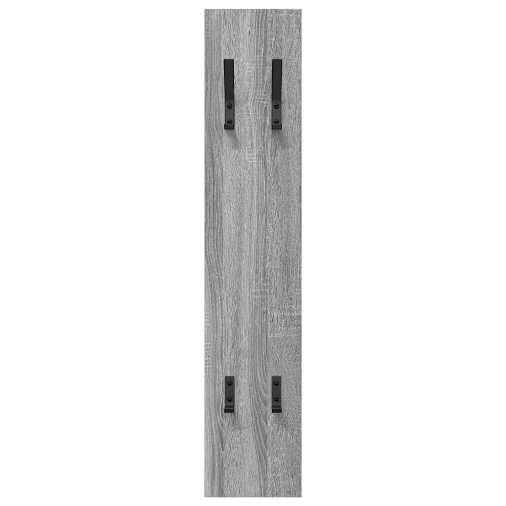 Wandmontierter nachttisch Graues Sonoma 20 x 1,5 x 100 cm
