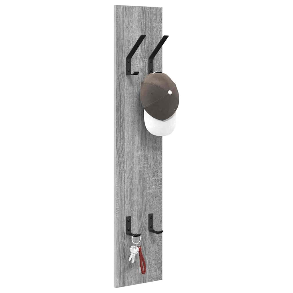 Wandmontierter nachttisch Graues Sonoma 20 x 1,5 x 100 cm