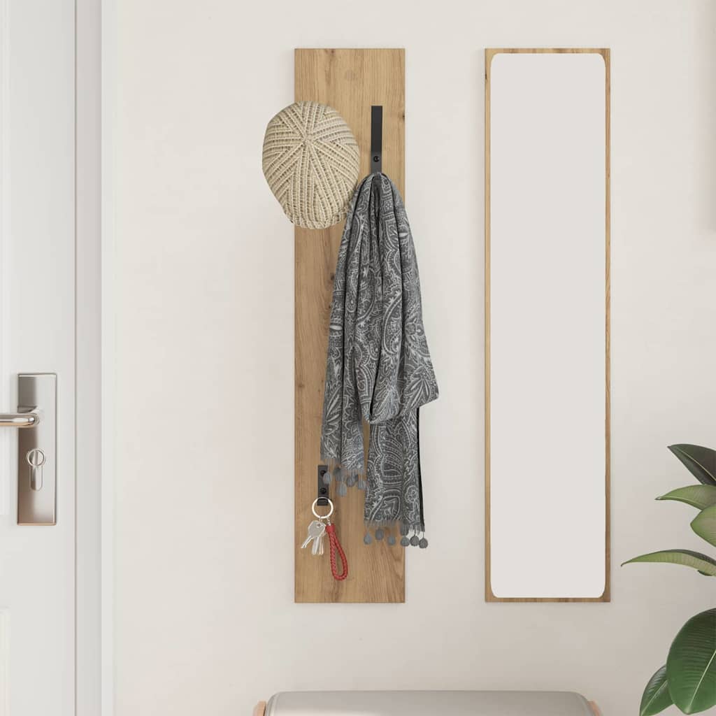 Wandmontierter nachttisch Artisan-Eiche 20 x 1,5 x 100 cm