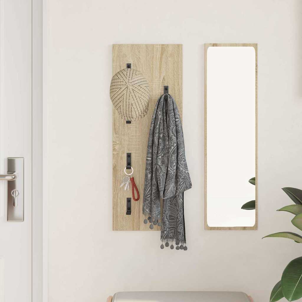 Wandmontierter nachttisch Sonoma-Eiche 30 x 1,5 x 80 cm