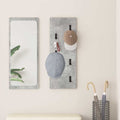 Wandmontierter nachttisch Beton Grau 30 x 1,5 x 80 cm