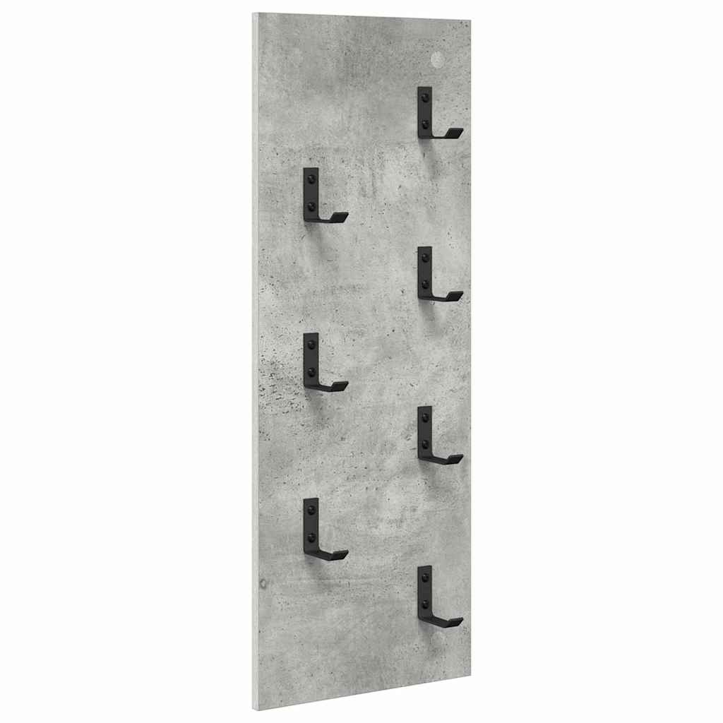 Wandmontierter nachttisch Beton Grau 30 x 1,5 x 80 cm