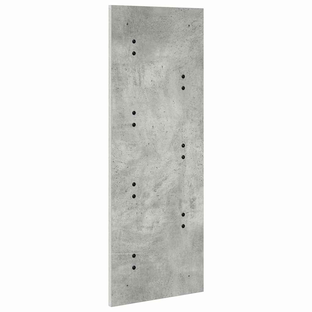 Wandmontierter nachttisch Beton Grau 30 x 1,5 x 80 cm