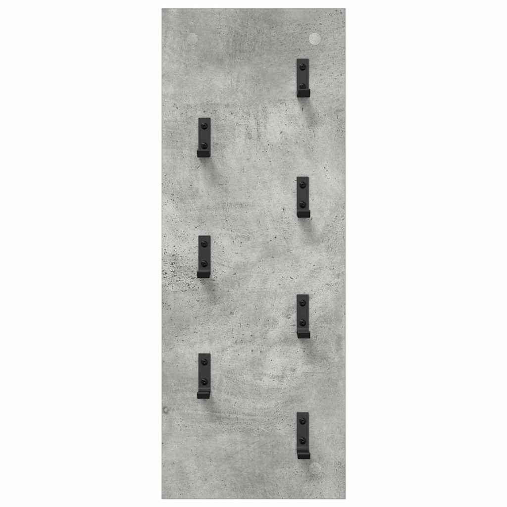 Wandmontierter nachttisch Beton Grau 30 x 1,5 x 80 cm