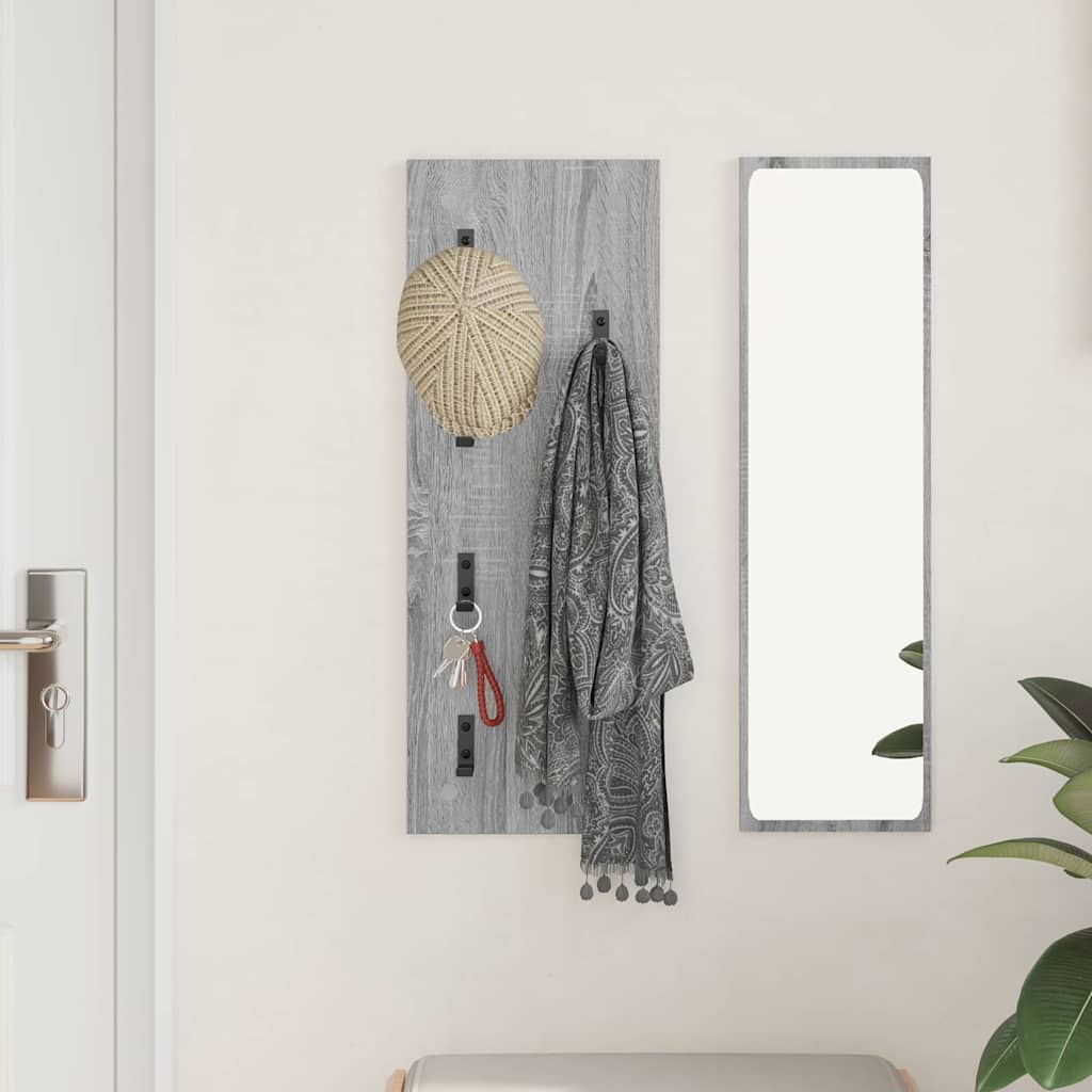 Wandmontierter nachttisch Graues Sonoma 30 x 1,5 x 80 cm