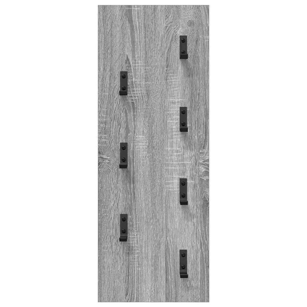 Wandmontierter nachttisch Graues Sonoma 30 x 1,5 x 80 cm
