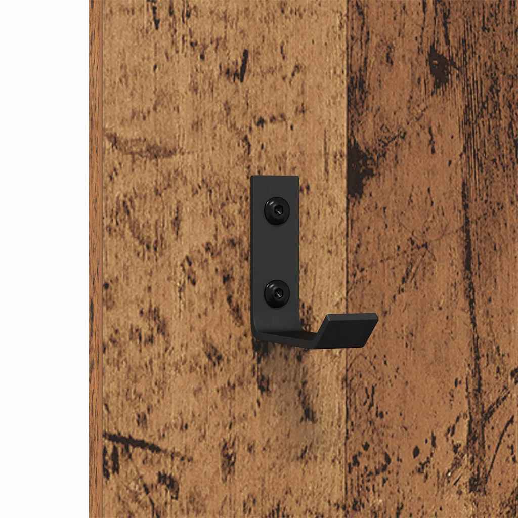 Wandmontierter nachttisch Wandmontiert Altholz 30 x 1,5 x 80 cm
