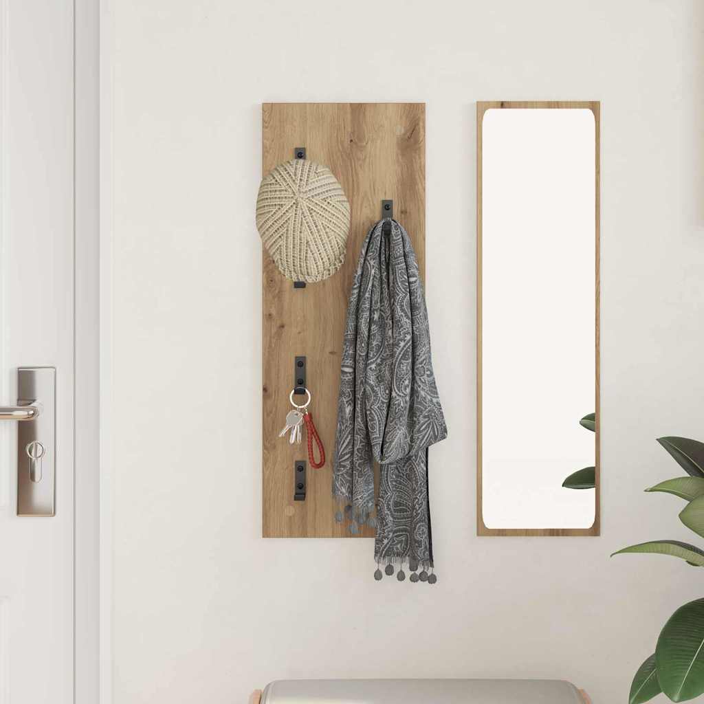 Wandmontierter nachttisch Artisan-Eiche 30 x 1,5 x 80 cm