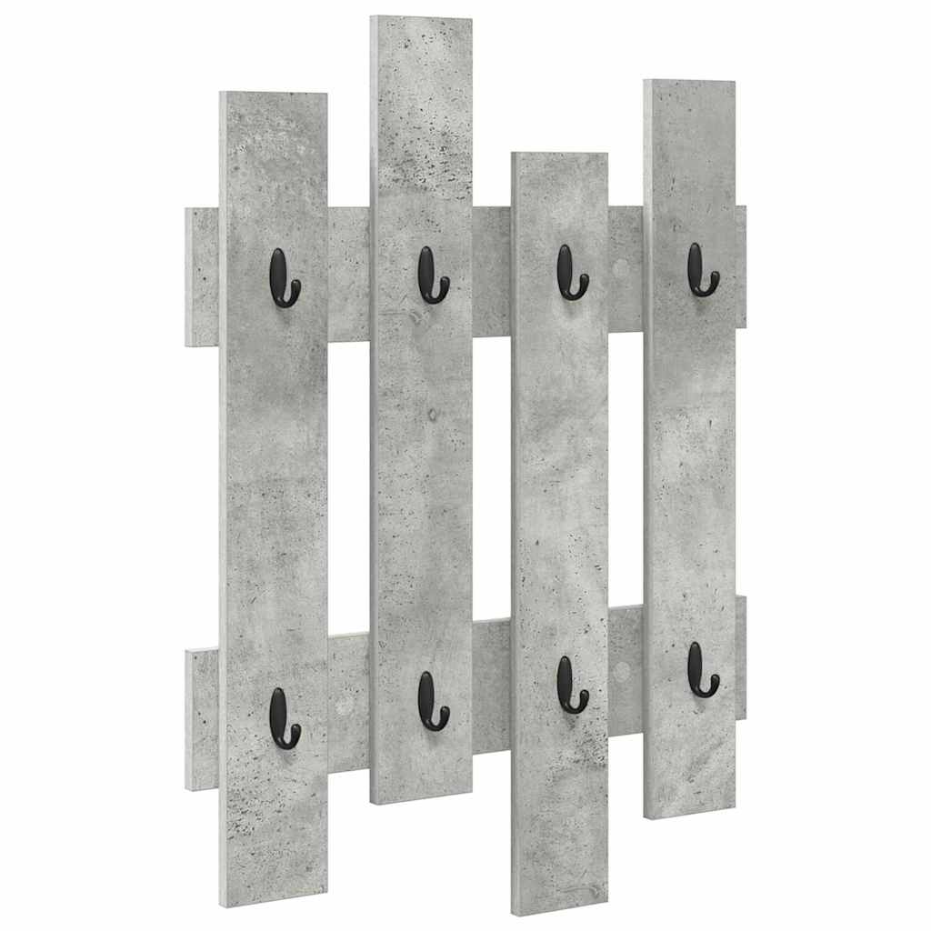 Wandmontierter nachttisch Beton Grau 60 x 3 x 82 cm