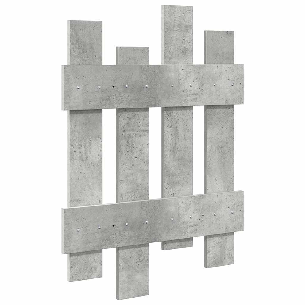 Wandmontierter nachttisch Beton Grau 60 x 3 x 82 cm