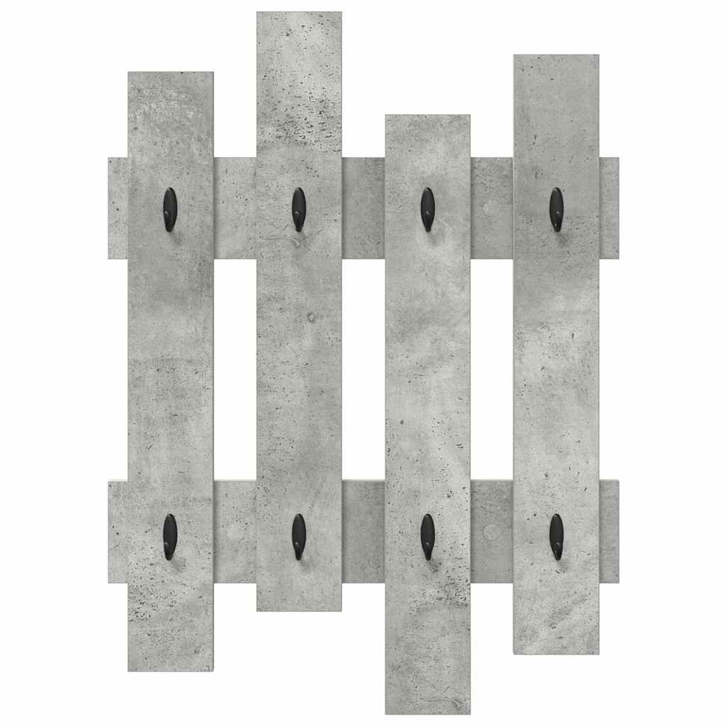Wandmontierter nachttisch Beton Grau 60 x 3 x 82 cm