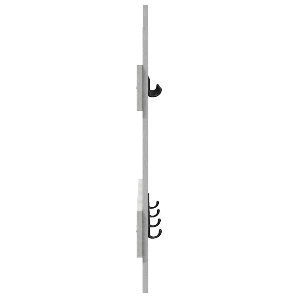 Wandmontierter nachttisch Beton Grau 60 x 3 x 82 cm
