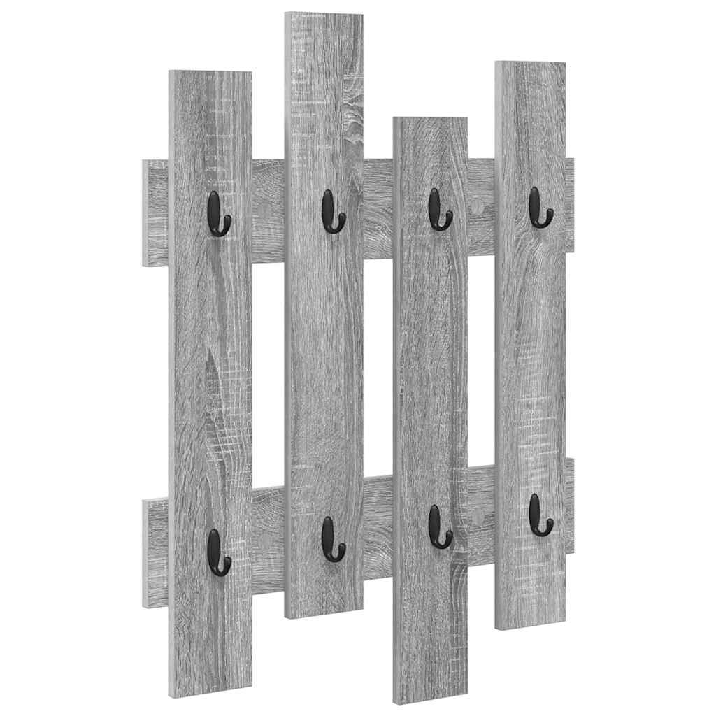 Wandmontierter nachttisch Graues Sonoma 60 x 3 x 82 cm