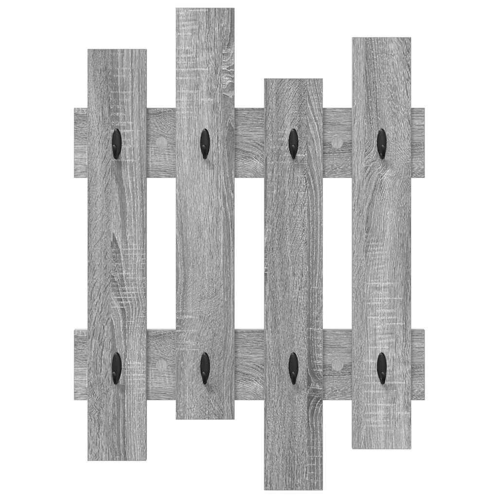 Wandmontierter nachttisch Graues Sonoma 60 x 3 x 82 cm