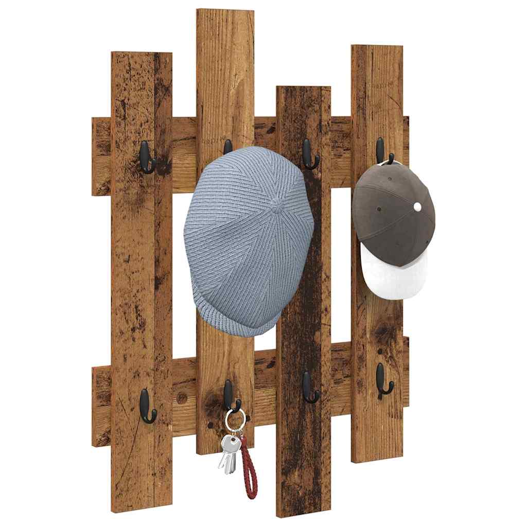 Wandmontierter nachttisch Altholz 60 x 3 x 82 cm Holzwerkstoff