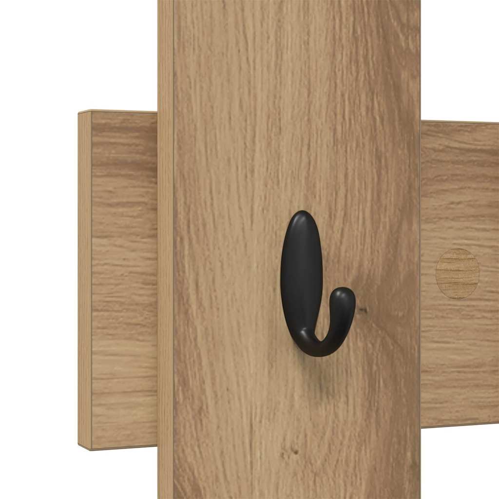Wandmontierter nachttisch Artisan-Eiche 60 x 3 x 82 cm