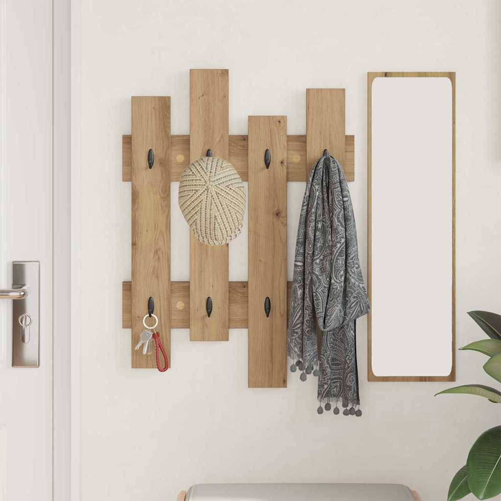 Wandmontierter nachttisch Artisan-Eiche 60 x 3 x 82 cm