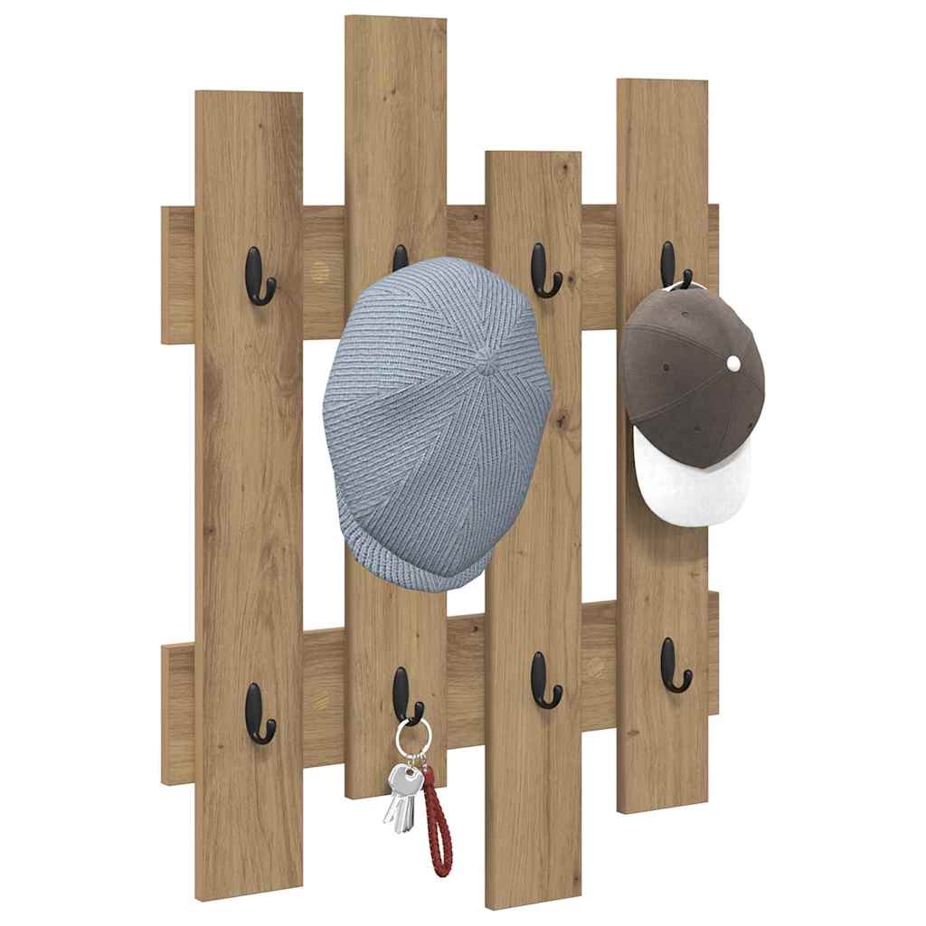 Wandmontierter nachttisch Artisan-Eiche 60 x 3 x 82 cm
