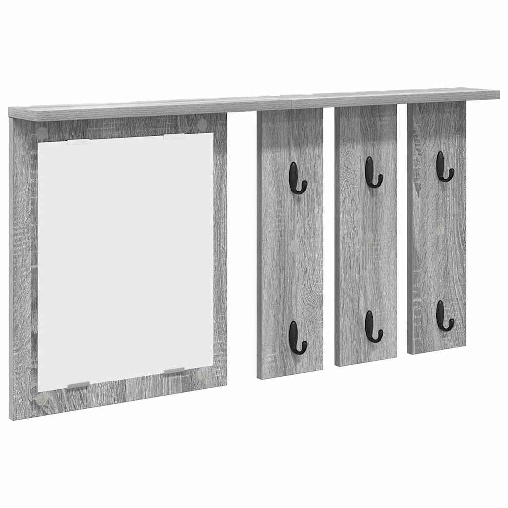 Wandmontierter Kleiderständer Grau Sonoma 85 x 10 x 45 cm
